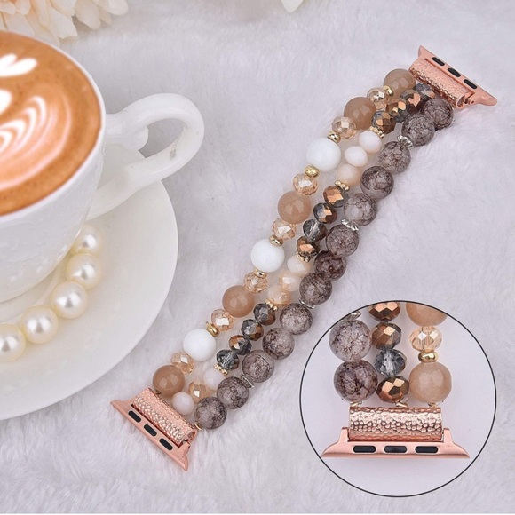 Amber Bracelet-Apple Watch Band Series 5/4/3/2/1 - Picture 5 of 6